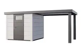 Telluria | Tuinhuis Classico 2424 | 4 Kleuren - met Overkapping Open Lounge (S of L)