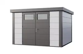 Telluria | Tuinhuis Classico 3330 | Wit-Antraciet
