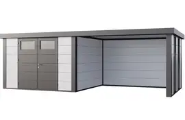 Telluria | Tuinhuis Classico 3330 | 4 Kleuren - met Overkapping Lounge (Large)