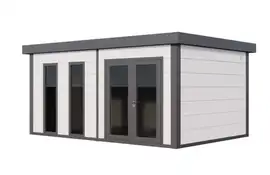 Telluria | Tuinhuis Luminato 5436 | Wit-Antraciet