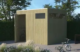 Gardenas | Tuinhuis QBV3 S 298x210 | Hogedruk Geïmpregneerd Groen