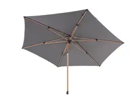 4 Seasons Outdoor | Parasol Azzurro Ø300 cm | Houtlook-Charcoal