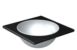 OneQ | Ice Black | Built-in Wijnkoeler/Schaal Zwart