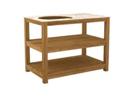 Passion Grills | Buitenkeuken Onderdeel | Milano Big Green Egg Tafel | 120 x 76 cm | Albastro Cream