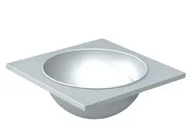 OneQ | Ice Inox | Built-in Wijnkoeler/Schaal RVS