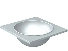 OneQ | Ice Inox | Built-in Wijnkoeler/Schaal RVS