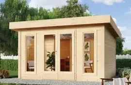 Karibu | Nordin Buitensauna | Kachel 9 kW Externe Bediening