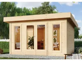 Karibu | Nordin Buitensauna | Kachel 9 kW Externe Bediening