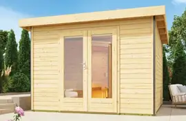 Karibu | Mainburg 1 Sauna Set A | Kachel 9 kW Externe Bediening