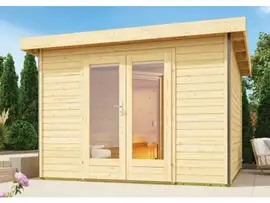 Karibu | Mainburg 1 Sauna Set A | Kachel 9 kW Externe Bediening