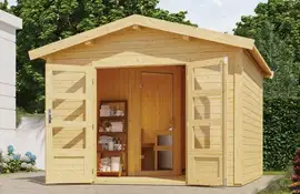 Karibu | Svenson Buitensauna | Kachel 9 kW Externe Bediening