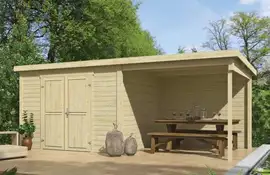 Outdoor Life Products | Tuinhuis Kjeld 550 x 250 Tuinhuis