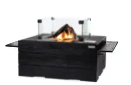 Happy Cocooning | Side Tables Teak Black | Set/2