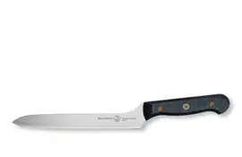 Messermeister | Custom 8" Scalloped Offset Knife Micarta