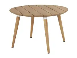 Hartman | Tuintafel Sophie Studio Teak Ø120 cm | Royal White