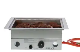Cosi | Cosiburner Inbouwbrander | Vierkant RVS