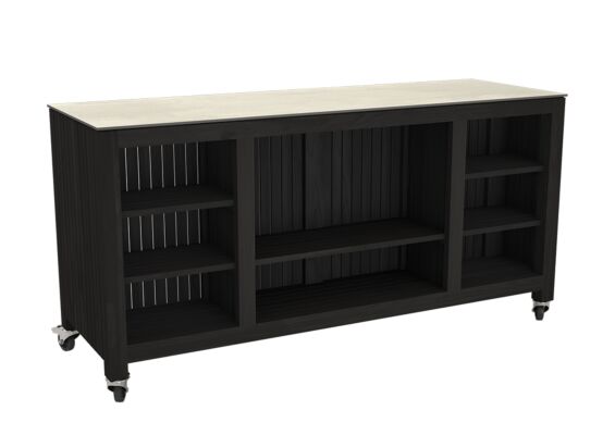 Passion Grills | Leon Bar Eiland met Wielen | 150-200 x 50 cm