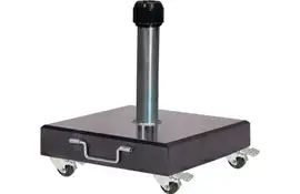 Platinum | Parasolvoet Rome Graniet met Wielen | 40 kg