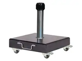 Platinum | Parasolvoet Rome Graniet met Wielen | 40 kg
