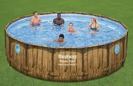 Fonteyn Bestway Zwembad Power Steel Vista Ø 488 x 122 cm aanbieding