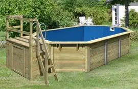Karibu | Zwembad X4 met Filterpakket en Terras