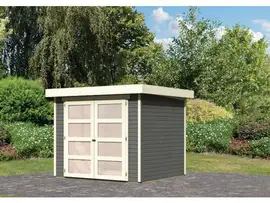 Karibu | Tuinhuis Mühlendorf 3 | Terragrijs