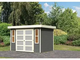 Karibu | Tuinhuis Mühlendorf 4 | Terragrijs