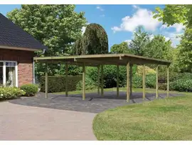 Karibu | Dubbele Carport Eco 2 | Variant A