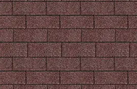 Karibu | Dakshingles Rechthoek 3m2 | Donkerrood