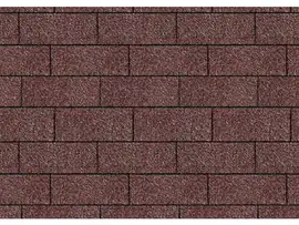 Karibu | Dakshingles Rechthoek 3m2 | Donkerrood