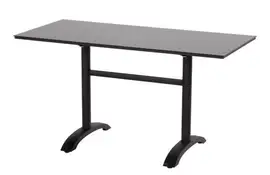 Hartman | Bistrotafel Sophie HPL 138 x 68 cm | Carbon Black