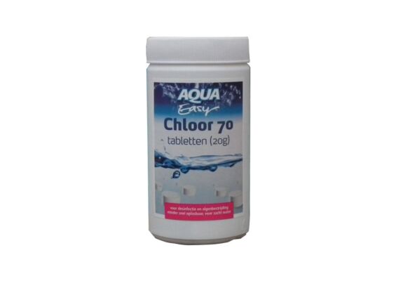 Aqua Easy | Chloor 70/20 Tabletten | Pot 1 kilo