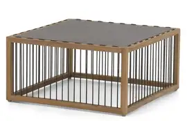 Apple Bee | Koffietafel La Croix 70 x 70 x 35 cm | Concrete Tafelblad