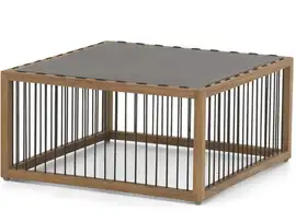 Apple Bee | Koffietafel La Croix 70 x 70 x 35 cm | Concrete Tafelblad
