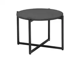 Apple Bee | Koffietafel Soul Ø 54 x 37 cm | Lava-Black