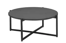 Apple Bee | Koffietafel Soul Ø 74 x 30 cm | Lava-Black