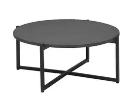 Apple Bee | Koffietafel Soul Ø 74 x 30 cm | Lava-Black