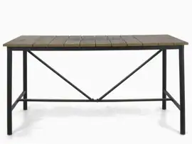 Fonteyn Apple Bee Bartafel Milou 180 x 78 cm | Teak-Black aanbieding