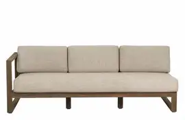 Apple Bee | Loungebank Antigua 3-zits Links | Coastal Teak