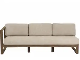 Apple Bee | Loungebank Antigua 3-zits Links | Coastal Teak
