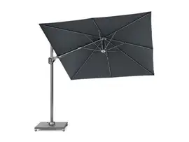 Platinum | Zweefparasol Voyager T² 270 x 270 cm | Faded Black