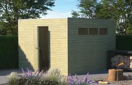 Gardenas | Tuinhuis QBH2 300x300 | Hogedruk Geïmpregneerd Groen