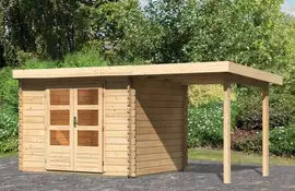Woodfeeling | Tuinhuis Bastrup 3 met Overkapping 2,0