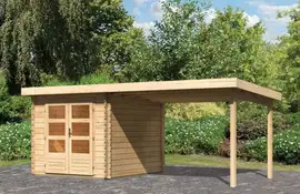 Woodfeeling | Tuinhuis Bastrup 4 met Overkapping 3,0
