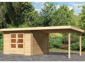 Woodfeeling | Tuinhuis Bastrup 5 met Overkapping 3,0
