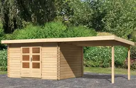 Woodfeeling | Tuinhuis Bastrup 7 met Overkapping 3,0