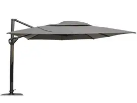 4 Seasons Outdoor | Zweefparasol Hacienda 300 x 400 cm | Charcoal