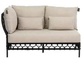 Apple Bee | Loungebank Pure 2-zits Rechts | Black Grey