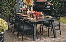 Fonteyn | Tuintafel Aluminium 240 x 120 cm | Keramisch Blad