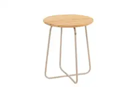 4 Seasons Outdoor | Bijzettafel Verdi Teak Ø45 cm x 55(h) cm
